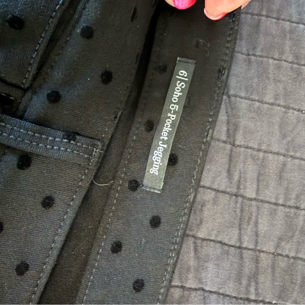 Talbots Black Polka Dot Trousers